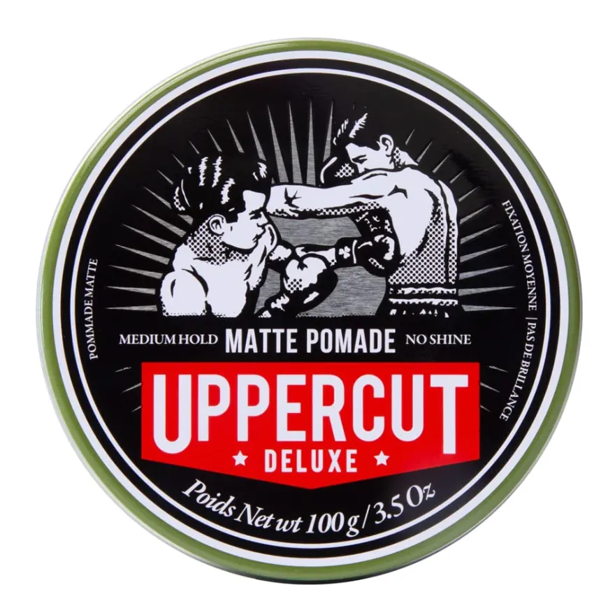 Uppercut Deluxe Matte Pomade – matowa pomada do włosów o średnim poziomie utrwalenia 100 g