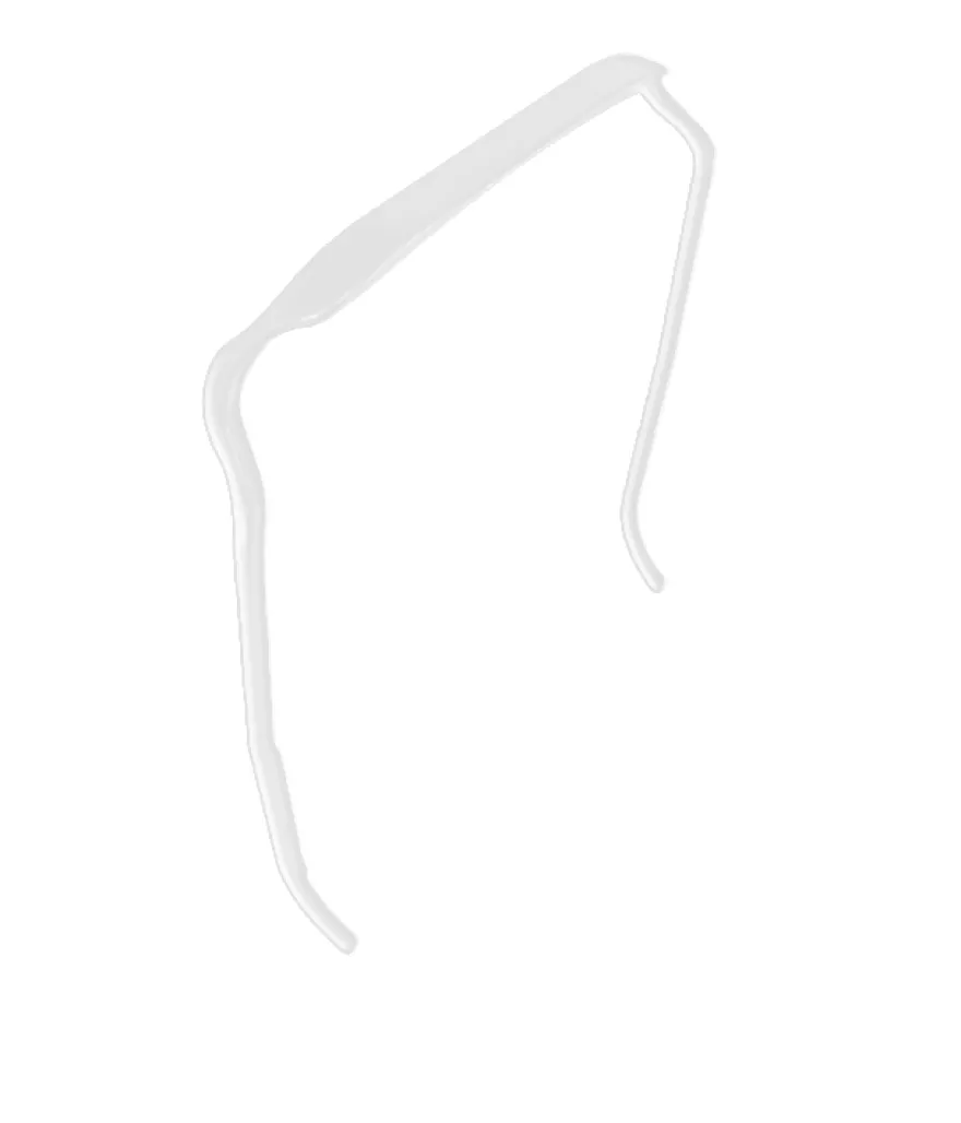 ZAZZY BANDZ Clear – bezbarwna opaska do włosów kręconych SLIM RELAXED FIT