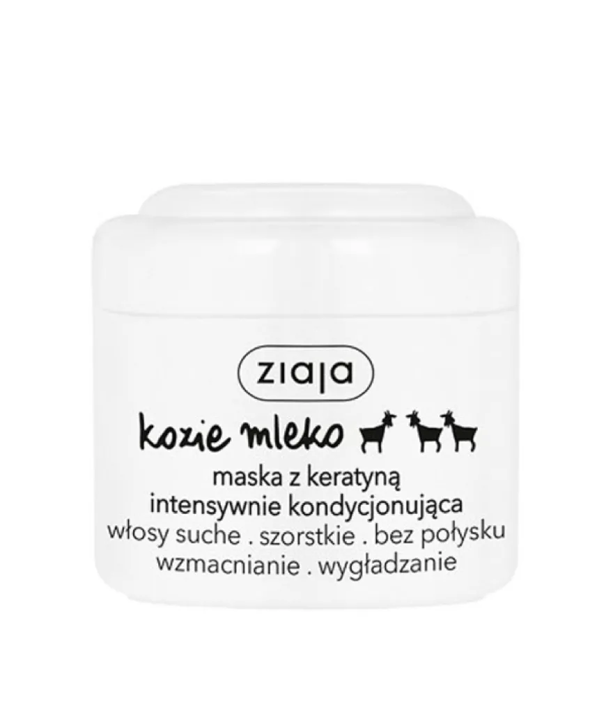 ZIAJA KOZIE MLEKO – maska intensywnie kondycjonująca z keratyną
