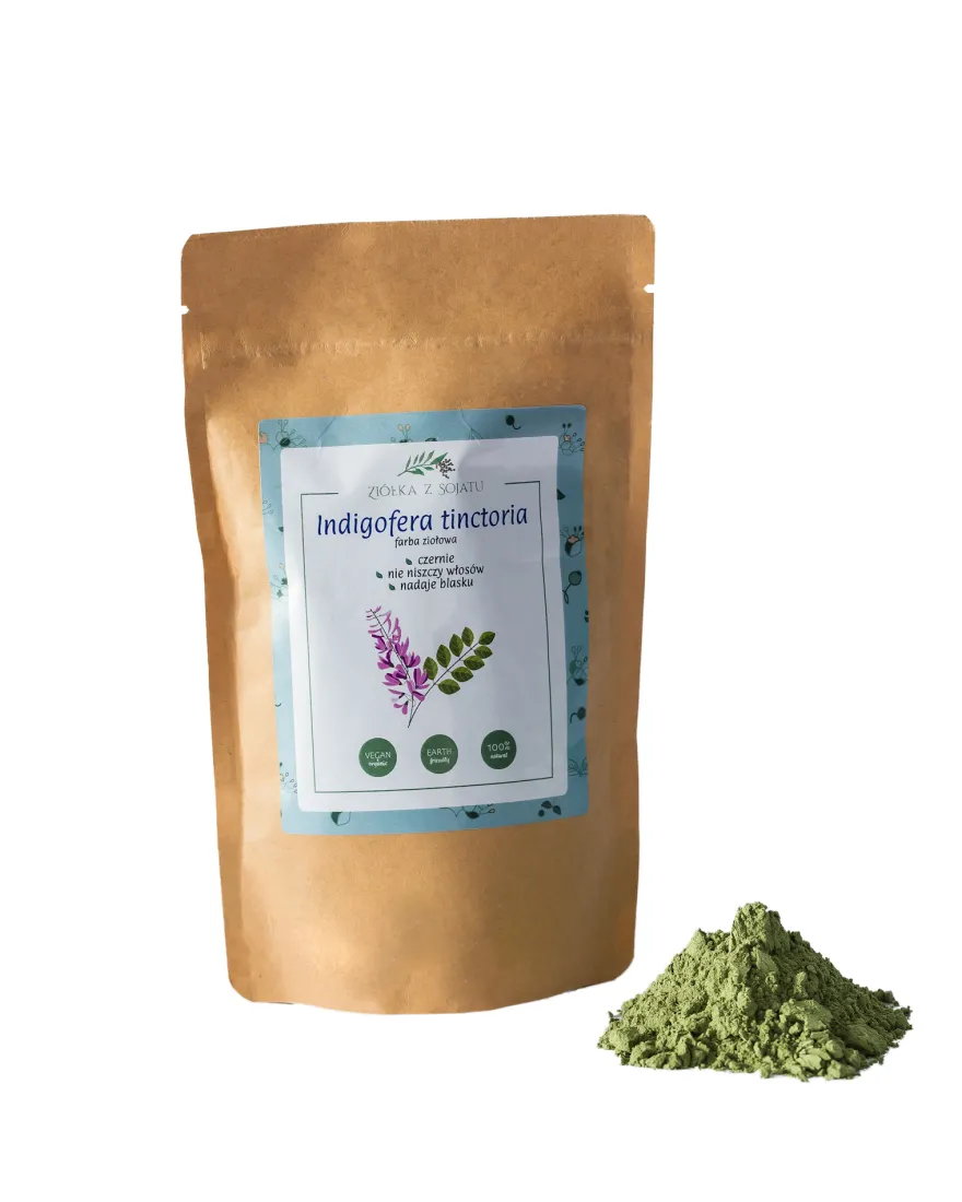 ZIÓŁKA Z SOJATU INDIGOFERA TINCTORIA – czyste naturalne indygo